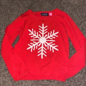 Girls Snowflake Sweater